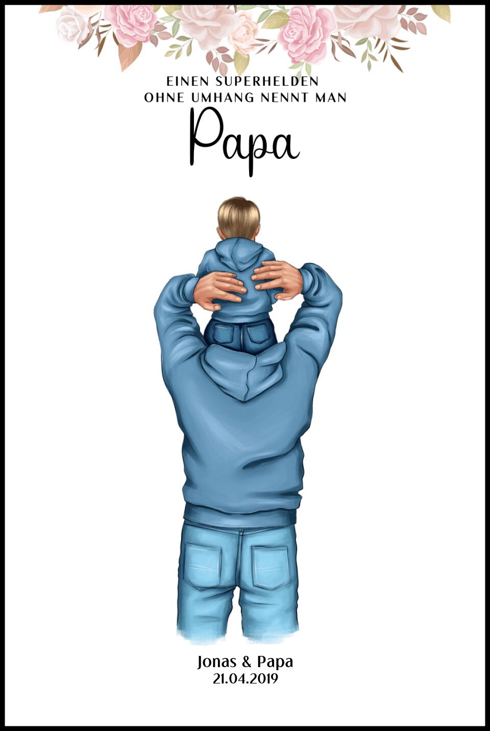 Papa und Kind