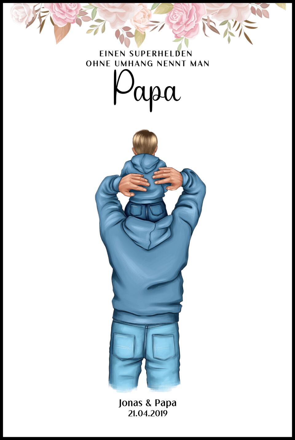 Papa und Kind