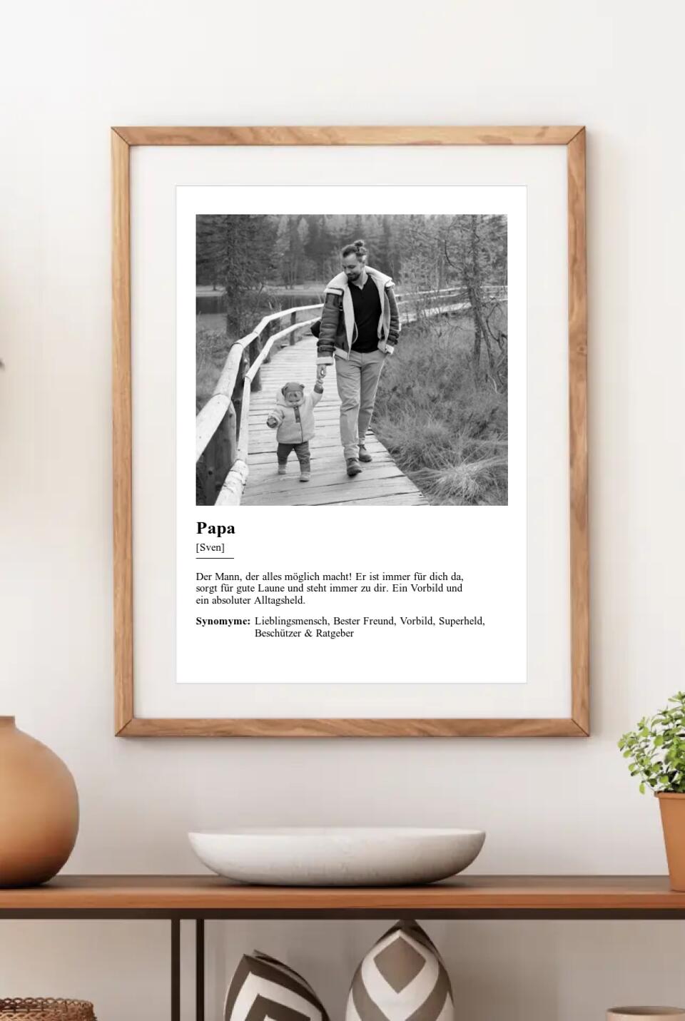 Definition "Papa" Fotoposter