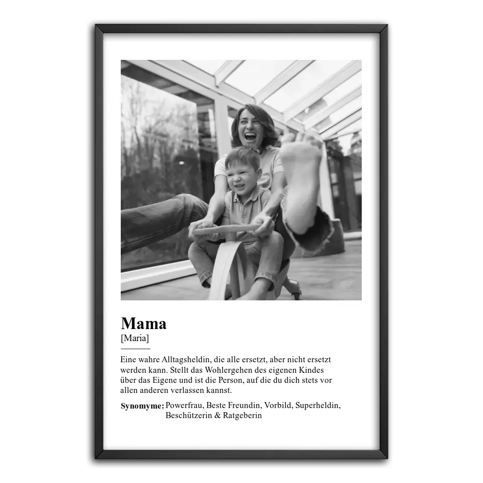Definition "Mama" Fotoposter
