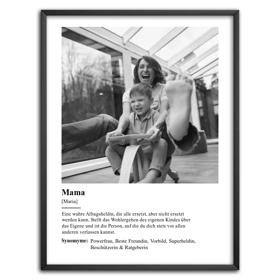 Definition "Mama" Fotoposter