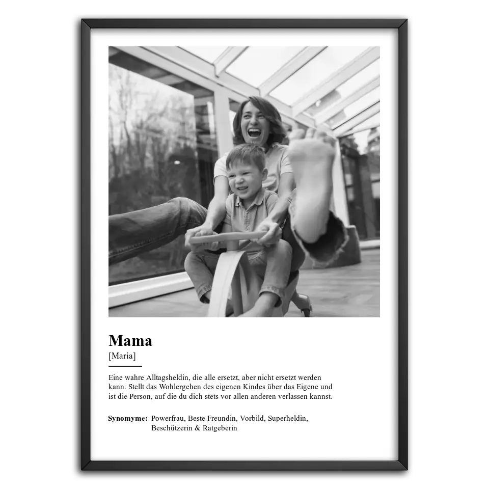Definition "Mama" Fotoposter