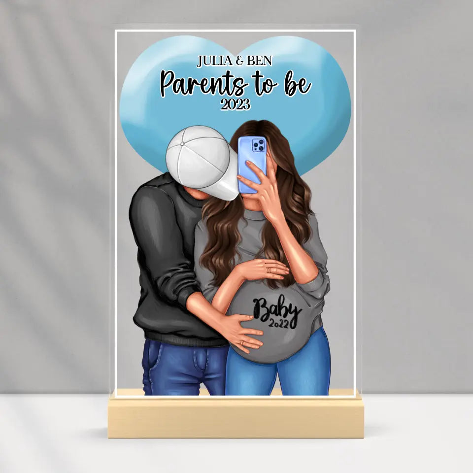 "Wir werden Eltern" Acrylcover