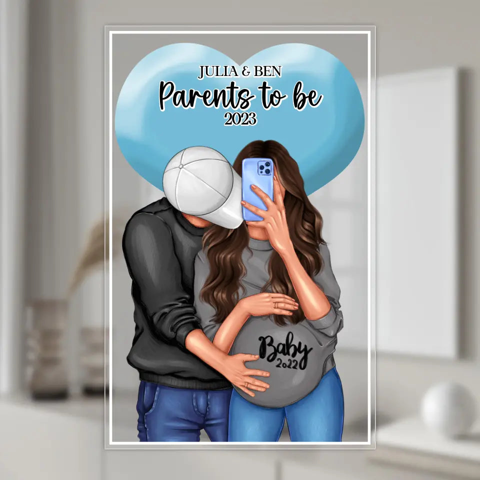 "Wir werden Eltern" Acrylcover